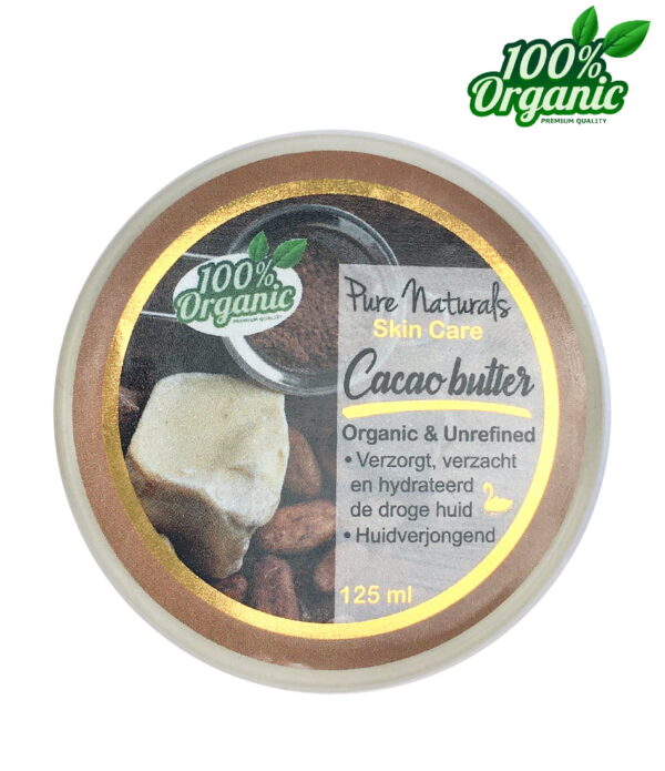 cacaobutterccacao boter biologisch ongerafineerd huidverzorging