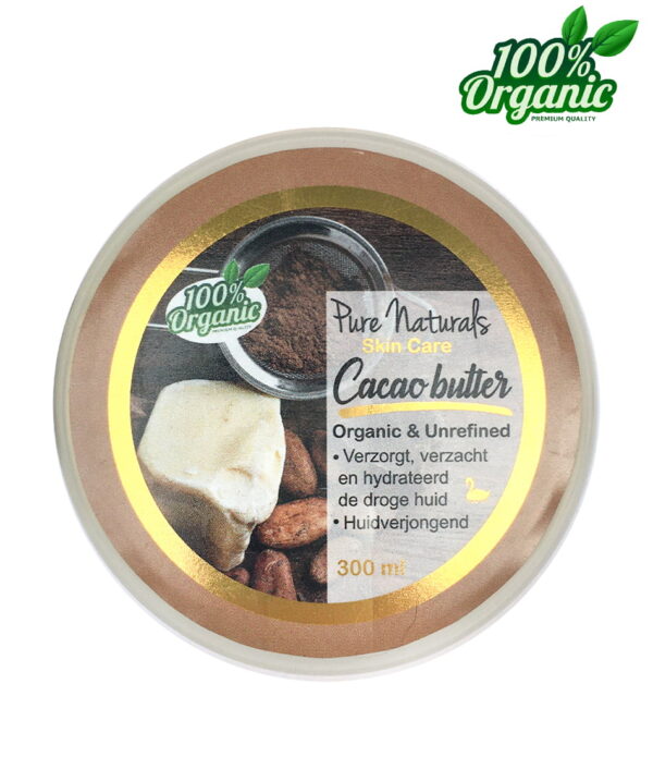 cacaobutter biologisch ongerafineerd huidverzorging