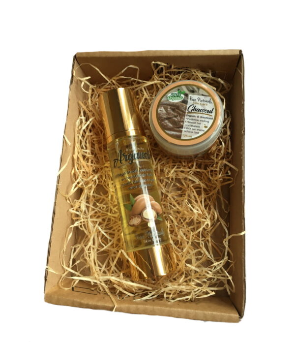 Argaan olie hammam set hamam beauty cadeau box