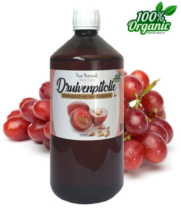 Druivenpit olie liter groothandel biologisch aromatherapie massage