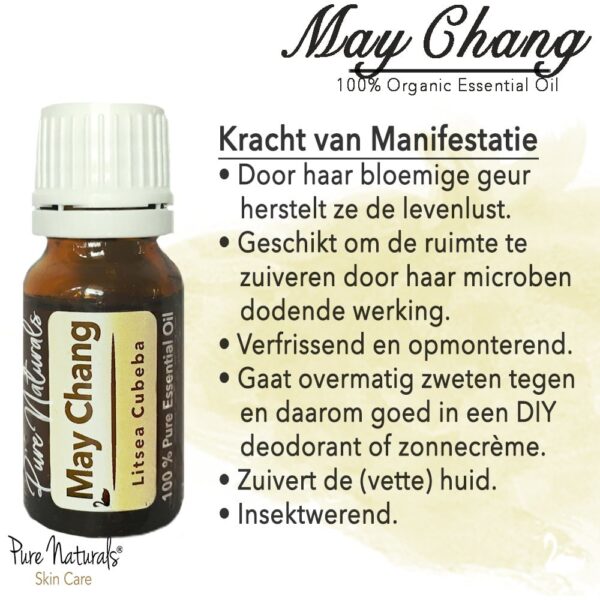 May Chang Litsea etheirsche olie bio toepassingen werking beste kopen