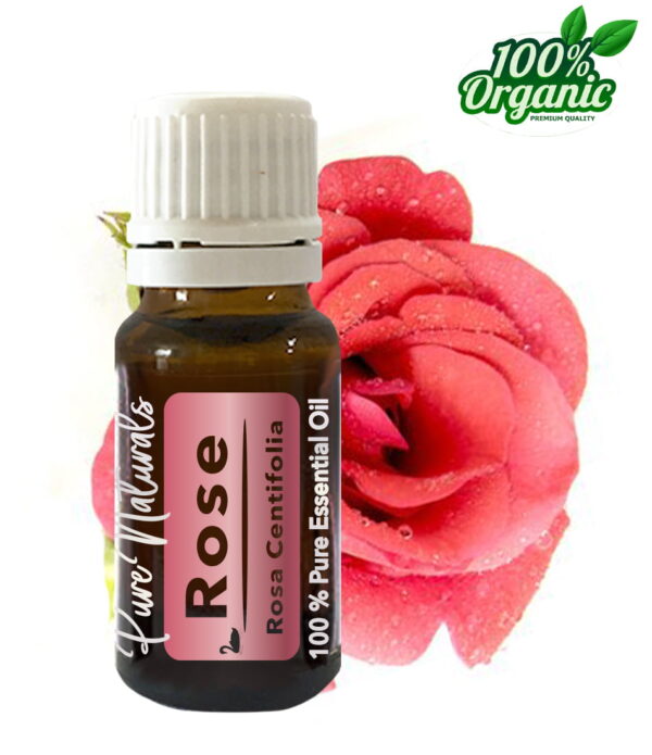 Roos essentiële olie - organic - biologisch - pure naturals