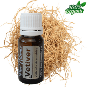 Vetiver essentiële olie aromatherapie biologisch