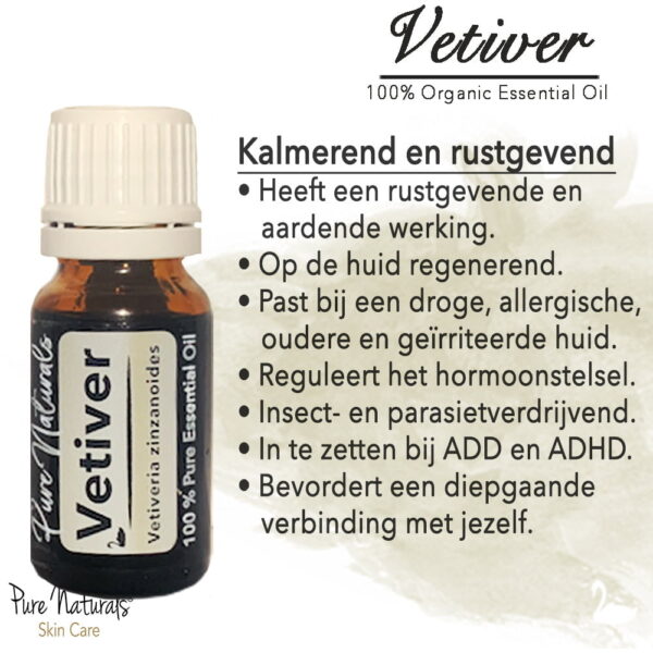 vetiver etherische olie toepassingen zoals ADD en AHDH