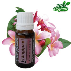 Frangipani citroen essentiële olie aromatherapie biologisch