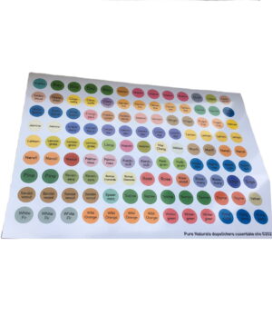 dopstickers etherische olie