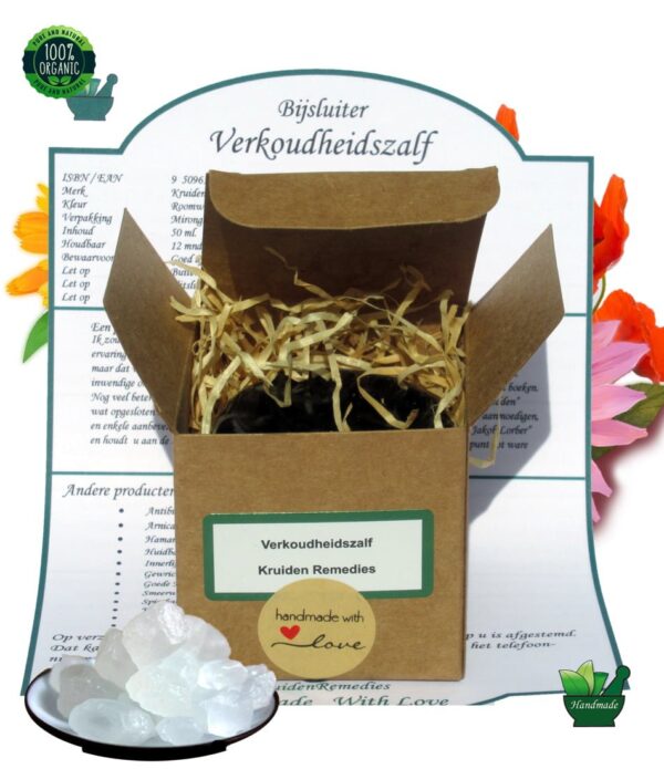 verkoudheidszalf kamfer eucalyptus natuurlijk verkoudheid griep