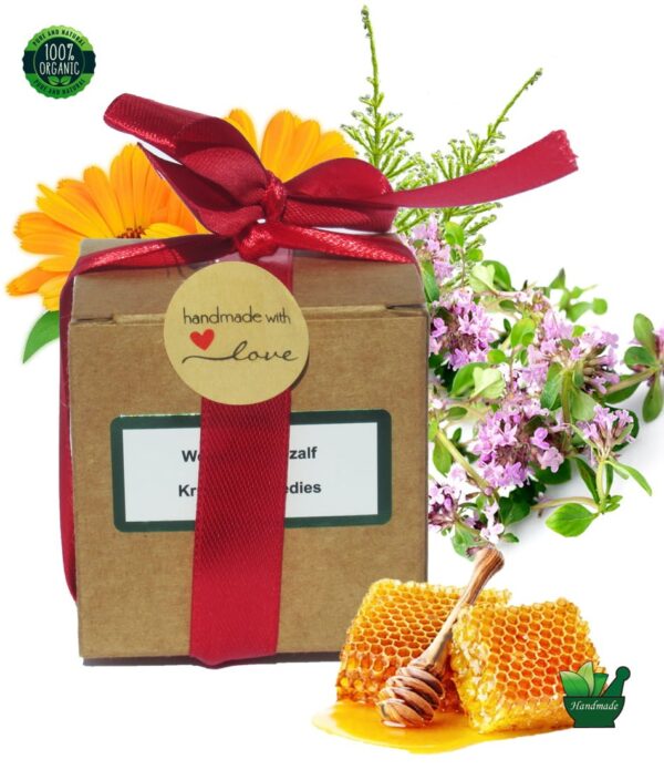 wonderende zalf honingzalf wond, snij en schaafwondjes natuurlijke remedie kruiden