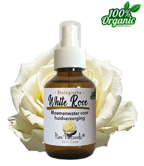 Witte Rozen hydrolaat bloemenwater natuurlijk biologisch